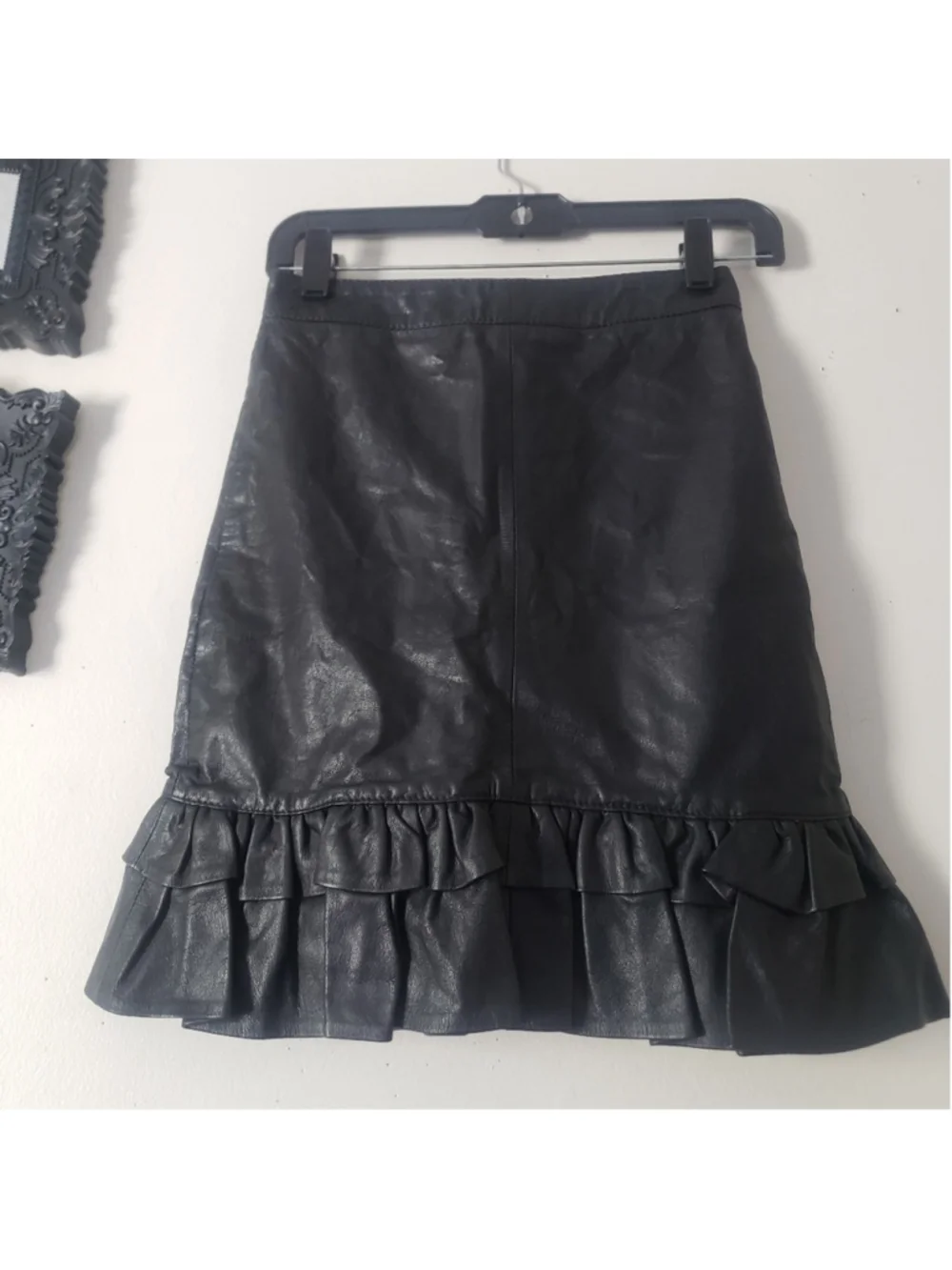 Vera Pelle Leather Skirt